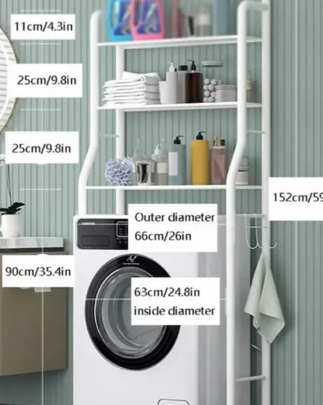 Washing Machine Storage Rack