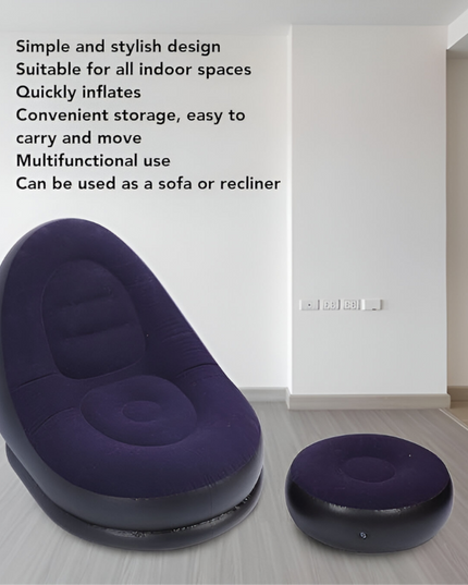 Portable Air Inflatable Chair Set