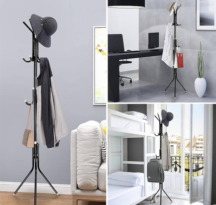 Metal Coat Rack 12 hooks