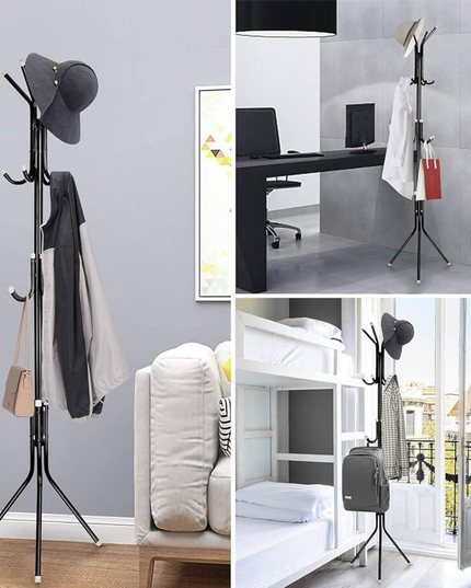 Metal Coat Rack 12 hooks