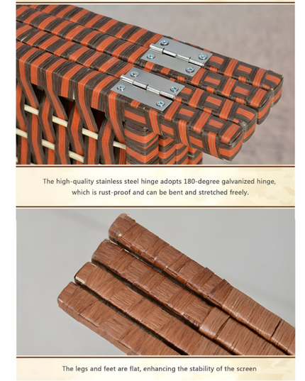 Graphics Designed Foldable Room Partition