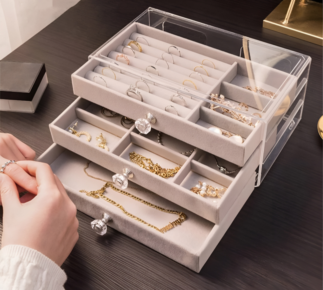 Multilayer Jewelry Organizer Box