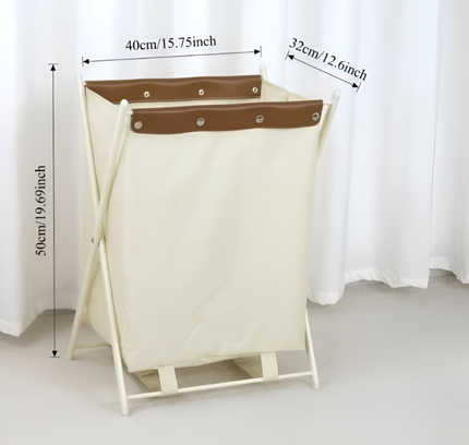 Foldable Laundry Basket White