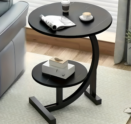 2 Tier Coffee Table Round Shape