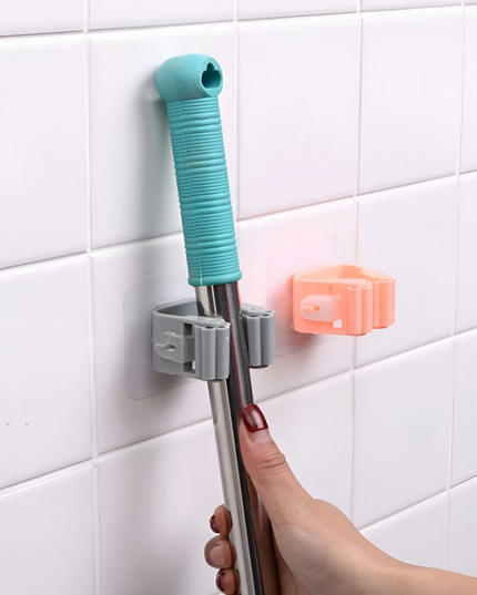 Wall Mounted Mop Hanger 1pcs