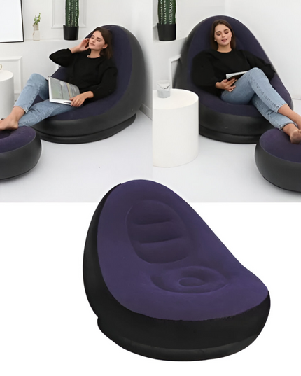 Portable Air Inflatable Chair Set