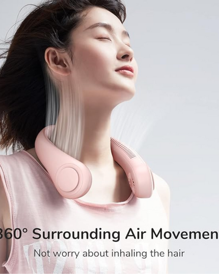 Mini Portable Air Cooling Bladeless Neck Fan