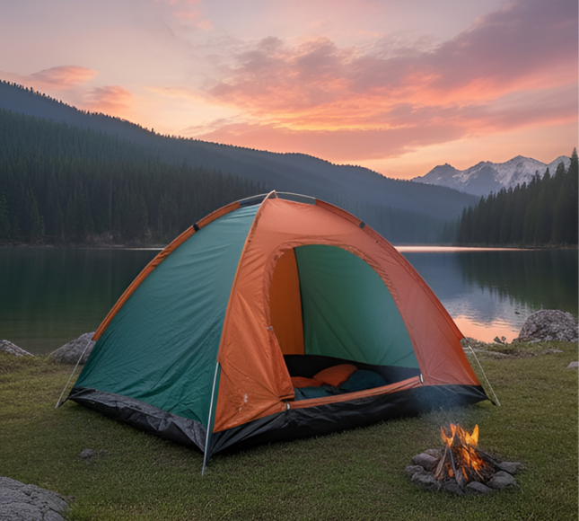 Outdoor Camping Tent Sinlge Door 2X3M