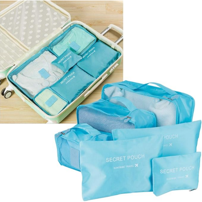 Travel Luggage Organizer Bag 6 Pcs set