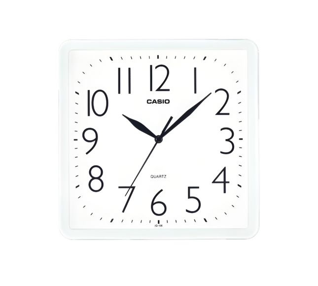 Casio Wall Analog Clock Square IQ06-7DF