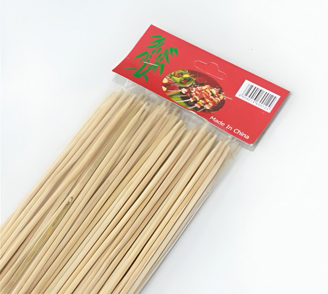 أسياخ خشبية للشواء من أعواد الخيزران