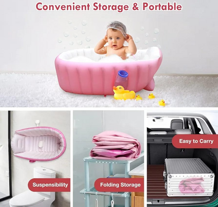 Inflatable Baby Bath Tub With Pump