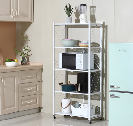 Foldable Kitchen Storage Rack 5 Layer