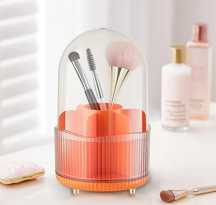 Makeup Brush Holder Oragnizer With Lid