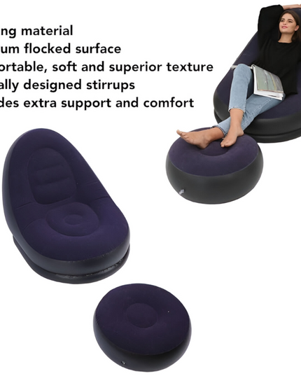 Portable Air Inflatable Chair Set