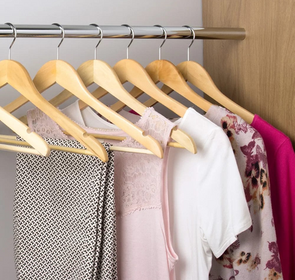 Wooden Clothe Hangers 5 Pcs Set