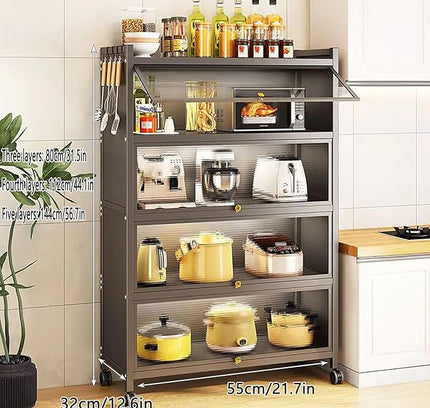 خزانة تخزين متعددة الوظائف مكونة من 4 طبقات