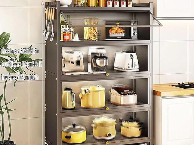 Multifunctional Storage Cabinet 4 Layer