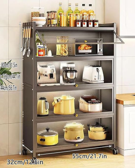 Multifunctional Storage Cabinet 4 Layer