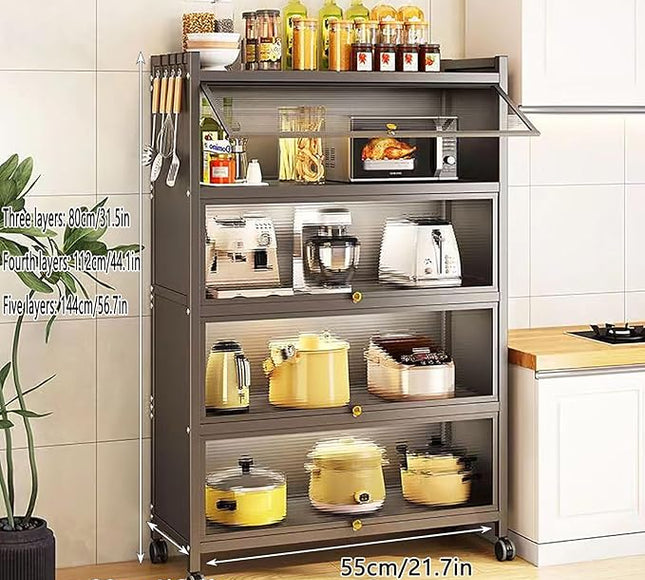 Multifunctional Storage Cabinet 4 Layer