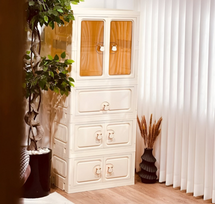 خزانة تخزين قابلة للطي للأطفال