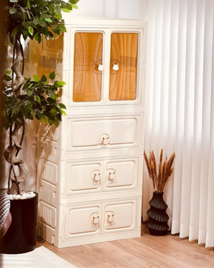 خزانة تخزين قابلة للطي للأطفال