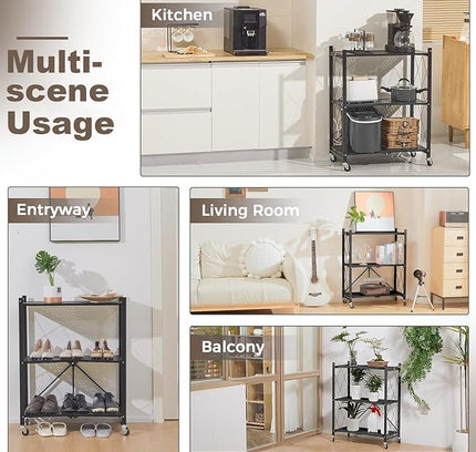 رف مطبخ مكون من 3 طبقات