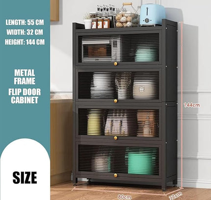 خزانة تخزين متعددة الوظائف مكونة من 4 طبقات