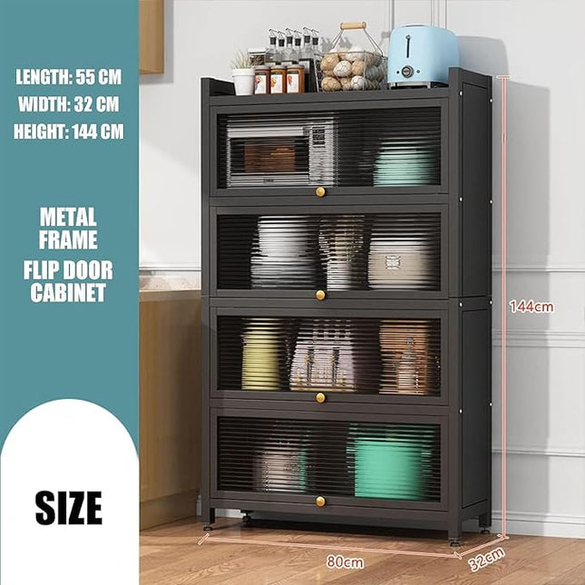 Multifunctional Storage Cabinet 4 Layer