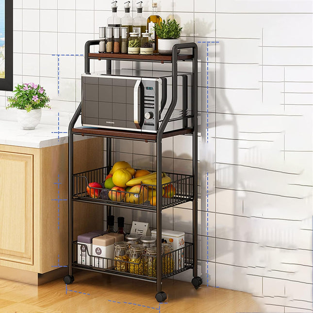 عربة تخزين المطبخ