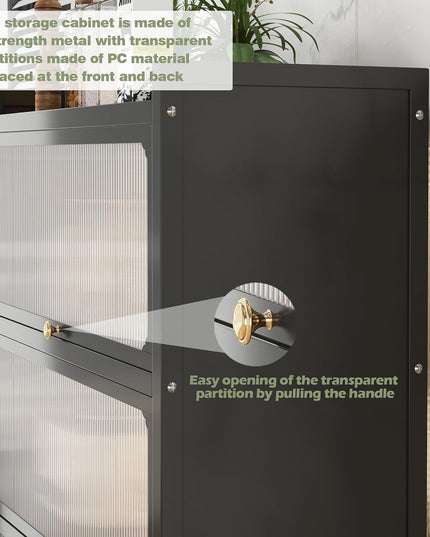 Multifunctional Storage Cabinet 4 Layer