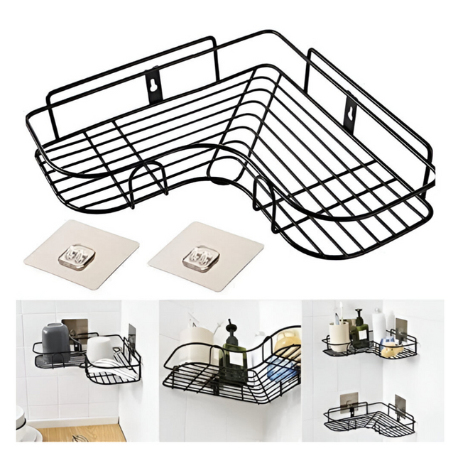 رف زاوية معلق على الحائط، قطعة واحدة