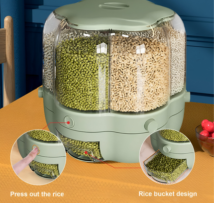 برميل أرز دوار 360 درجة