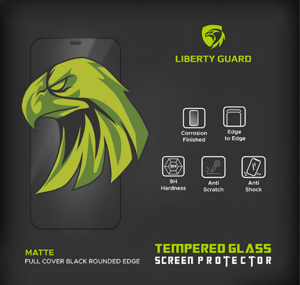 17 Pro Screen Protector Clear Black Edge Glass