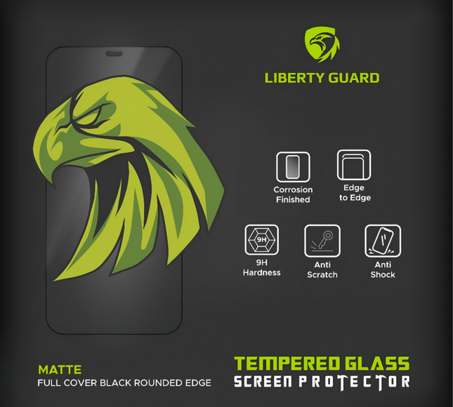 17 Pro Screen Protector Clear Black Edge Glass