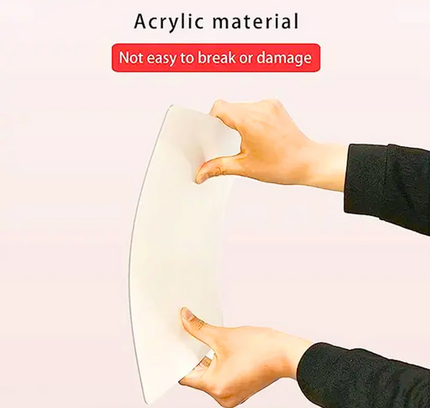 Adhesive Wall Sticker Mirror Square Shape Small