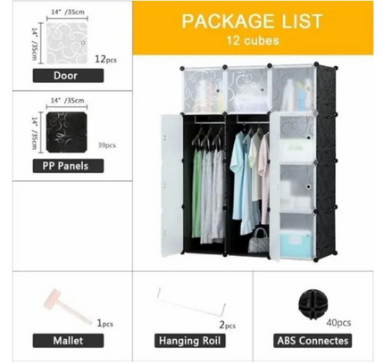 Diy Hanging Wardrobe 12 Door