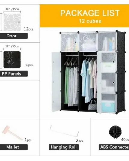 Diy Hanging Wardrobe 12 Door
