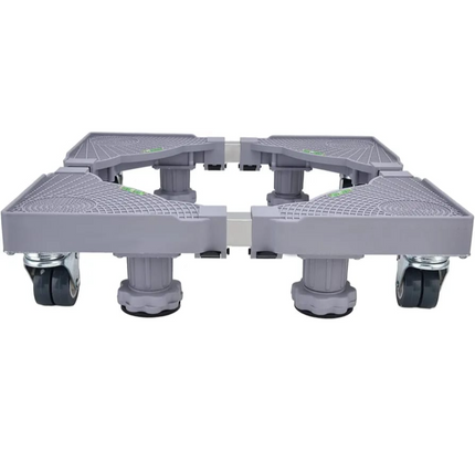 Washing Machine Adjustable Stand Base Shelf, Fridge Stand with Locking Wheels