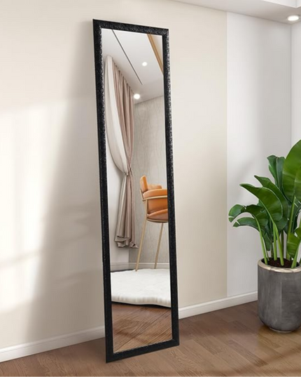 Black Framed Standing Mirror
