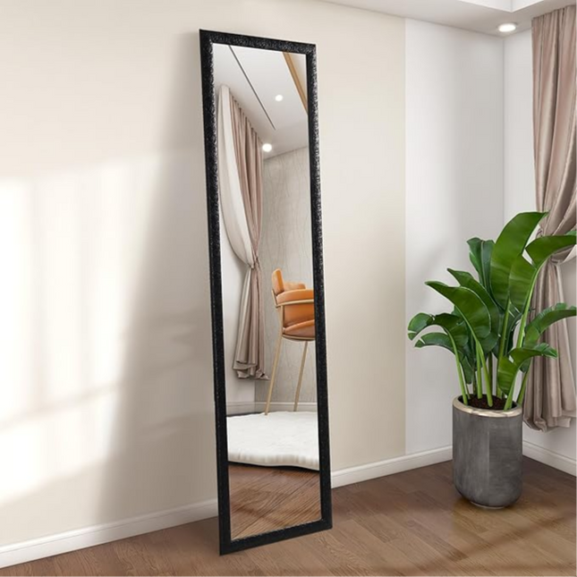 Black Framed Standing Mirror