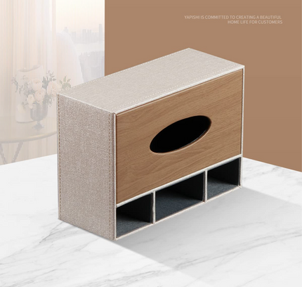Multifuntional Tissue Box Wooden