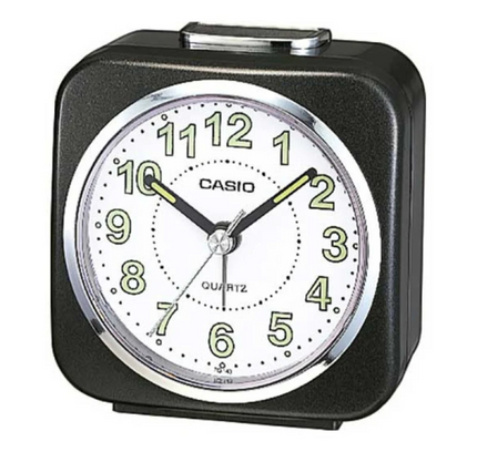 Casio Analog Table Alarm Clock Tq-143S-1Df Black