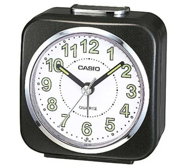 Casio Analog Table Alarm Clock Tq-143S-1Df Black