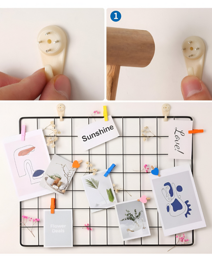 Wall Grid Panel for Photo Display