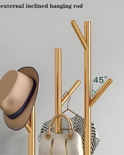 Garment Rail Clothes Rack Metal with Shelf