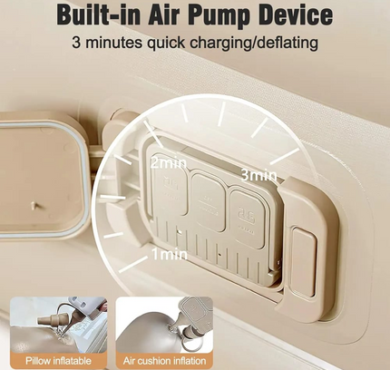 Inflatable Single Size Bed Automatic Pump-190X73X22Cm