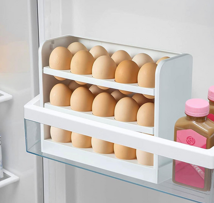 صندوق تخزين البيض 3 طبقات