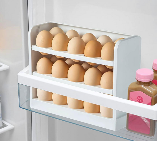 صندوق تخزين البيض 3 طبقات