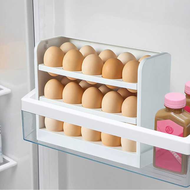 صندوق تخزين البيض 3 طبقات